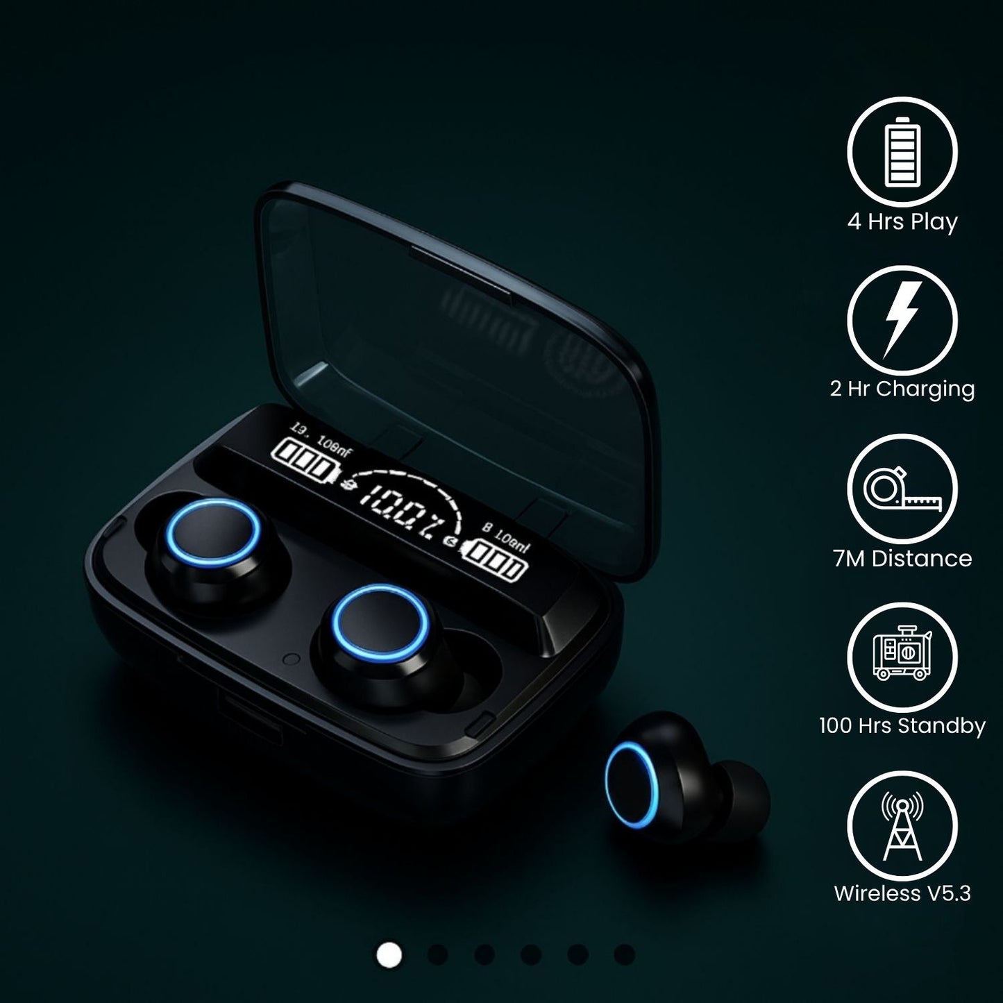 M10 Earbuds With PowerBank Function